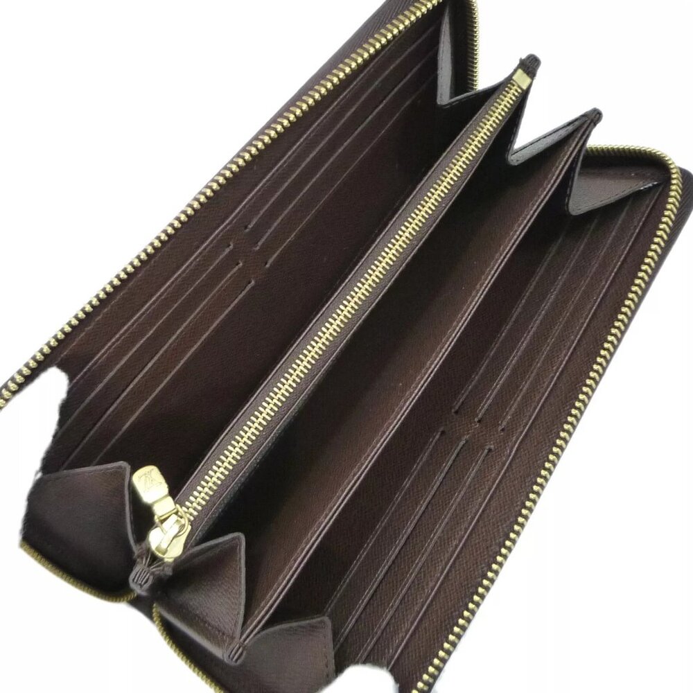 Auth LOUIS VUITTON Zippy Wallet Round Fastener N60015 Damier Ebene #36631948 - Picture 13 of 16